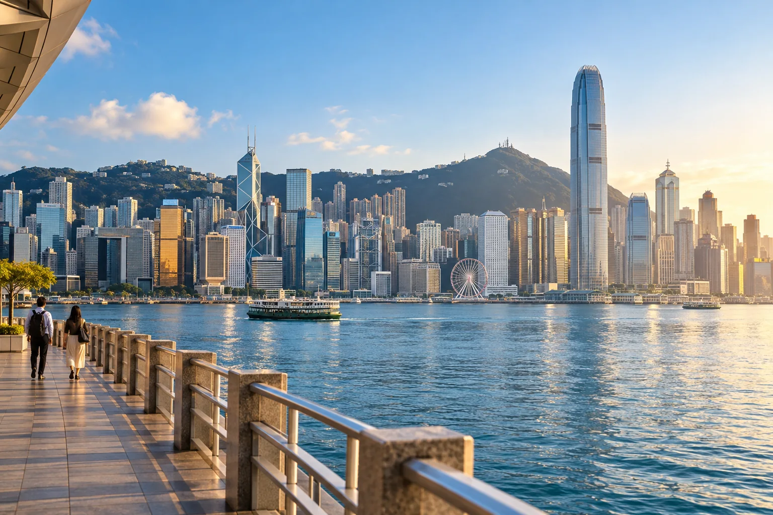 香港城市情境示意