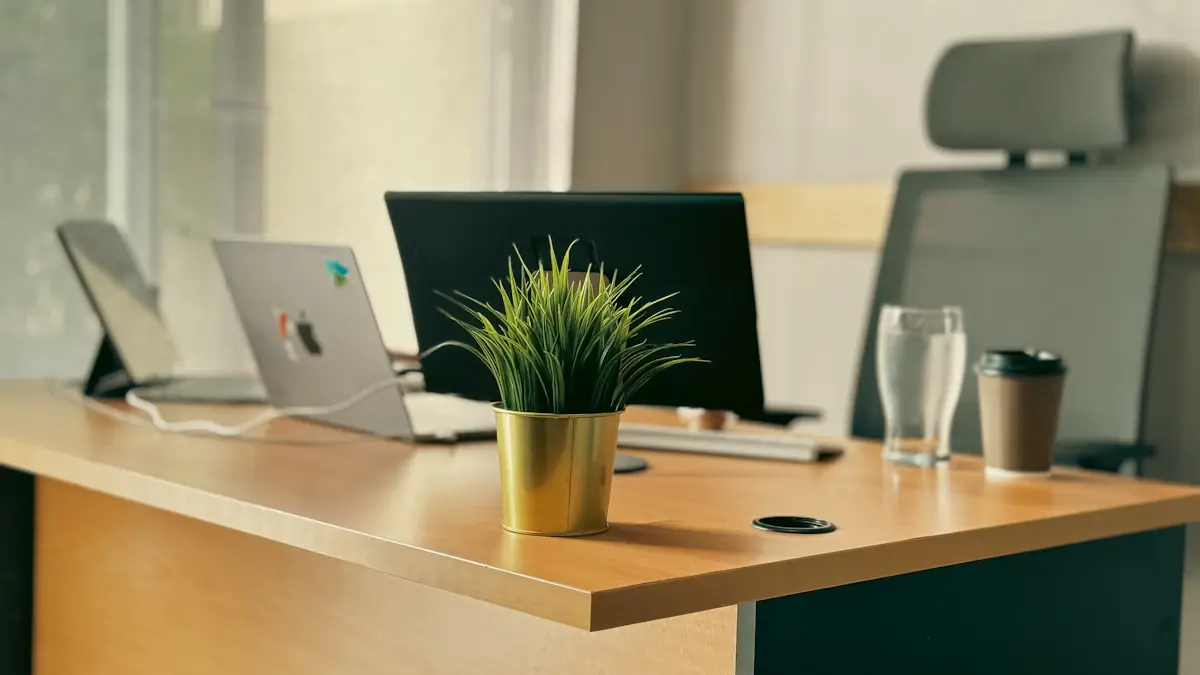 Administrative assistant work stock photograph