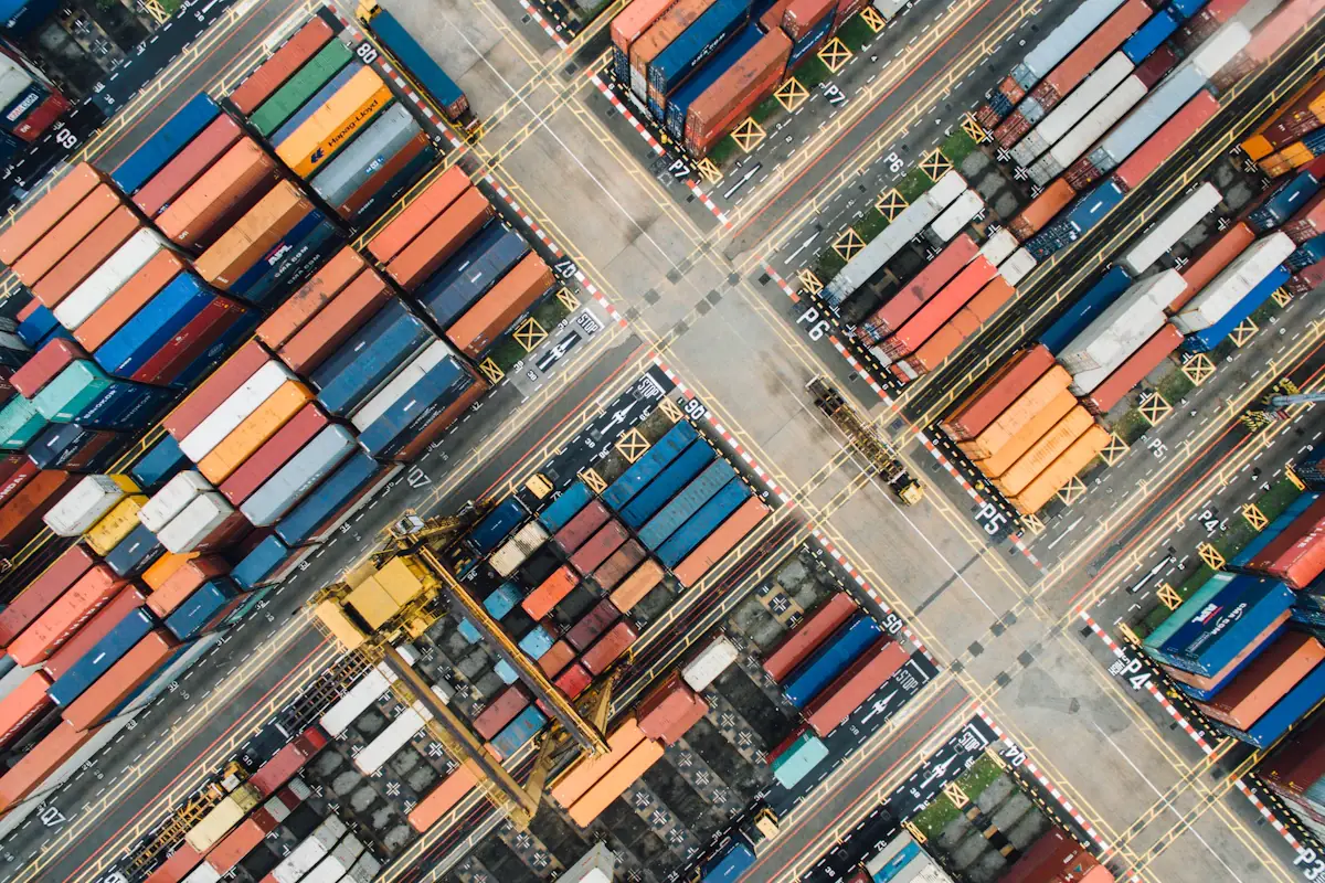 Logistics coordinator work stock photograph