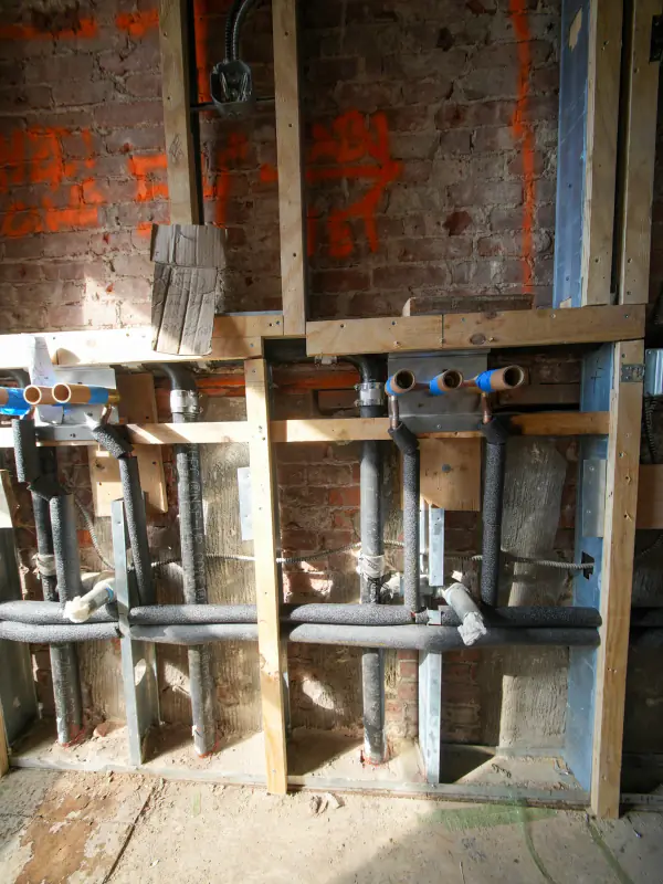 Plumber work stock photograph